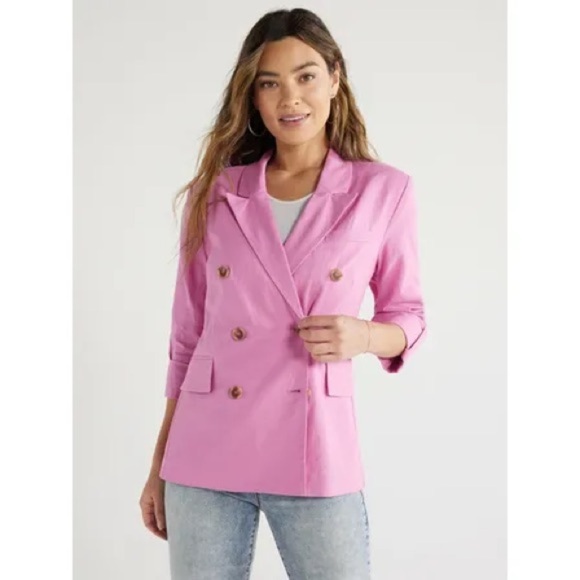 🆕 SOPHIA VERGARA Opera Mauve Sofia Blazer Size XL - Picture 1 of 6